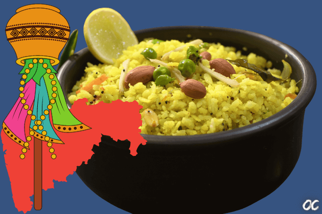 Maharashtra map. poha glycemic index